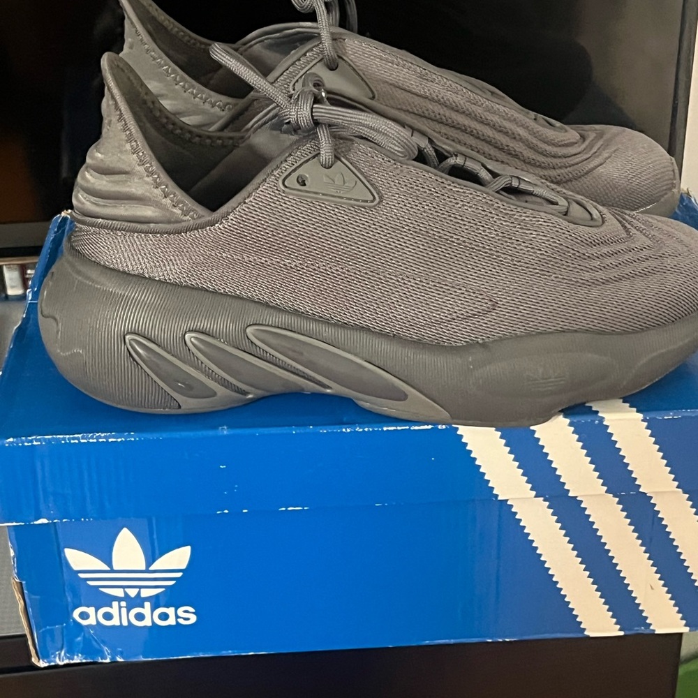 Adidas Charcoal Athletic Shoes - Picture 2 of 2